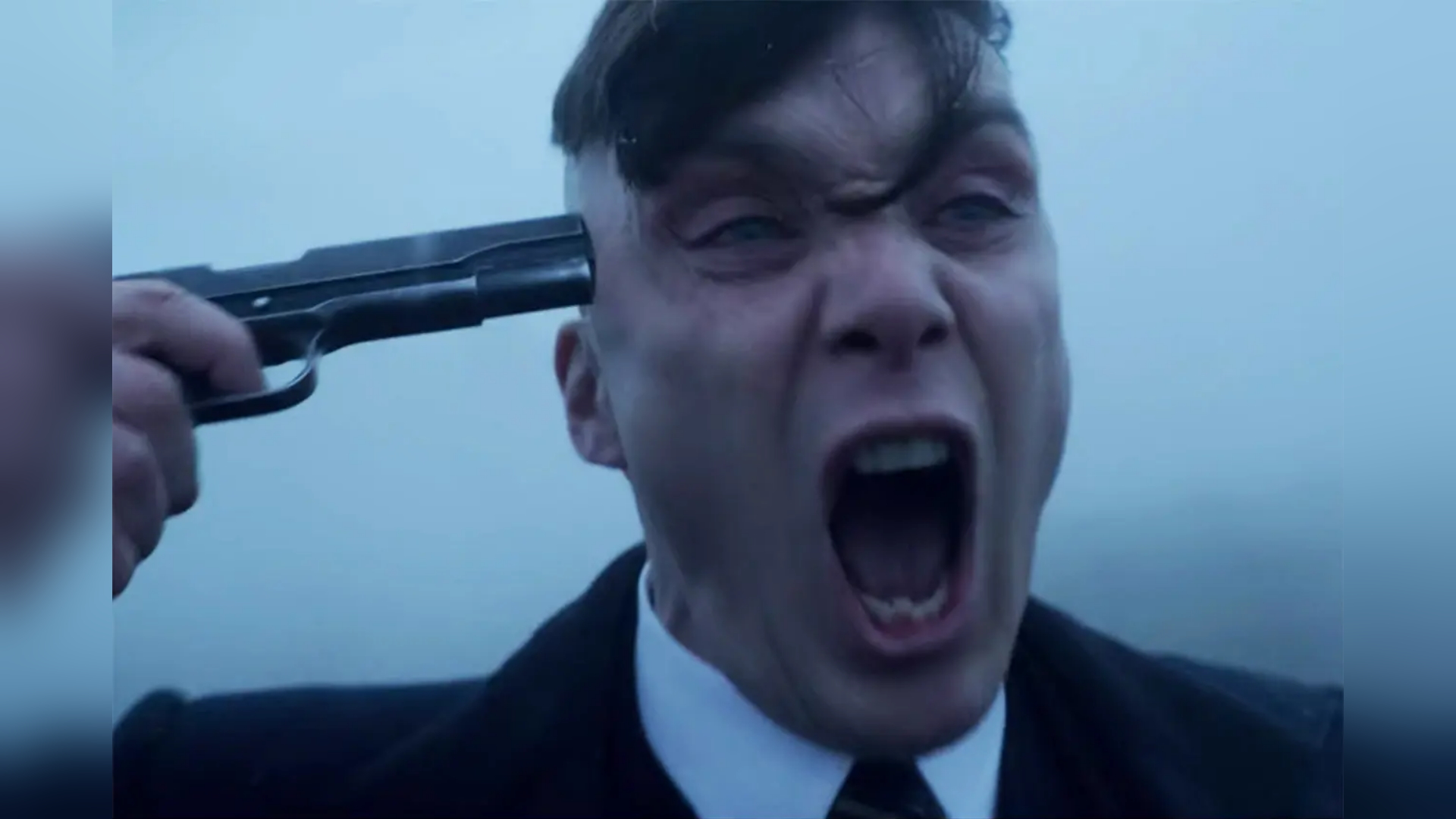 Tommy Shelby Holding a Gun to His Head | Know Your Meme