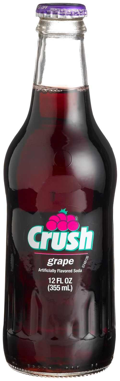 Crush GRAPE CRUSH LONGNECKS - , 12 Fl Oz (Pack of 12)